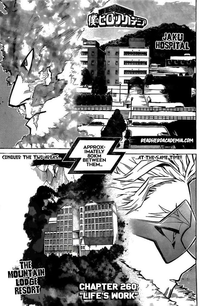 My Hero AcademiaMy Hero Academia, Chapter 260 image 01