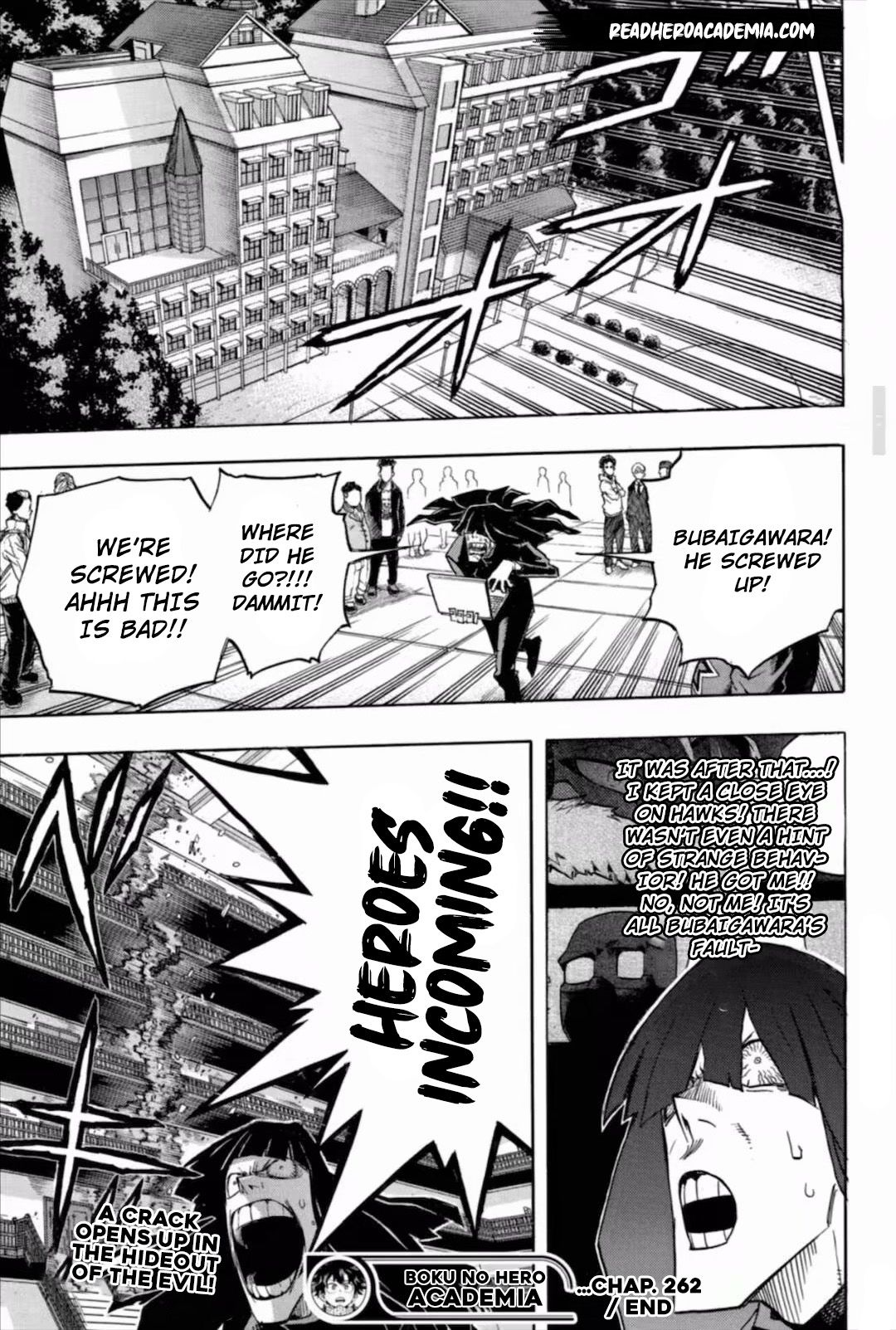 My Hero AcademiaMy Hero Academia, Chapter 262 image 18