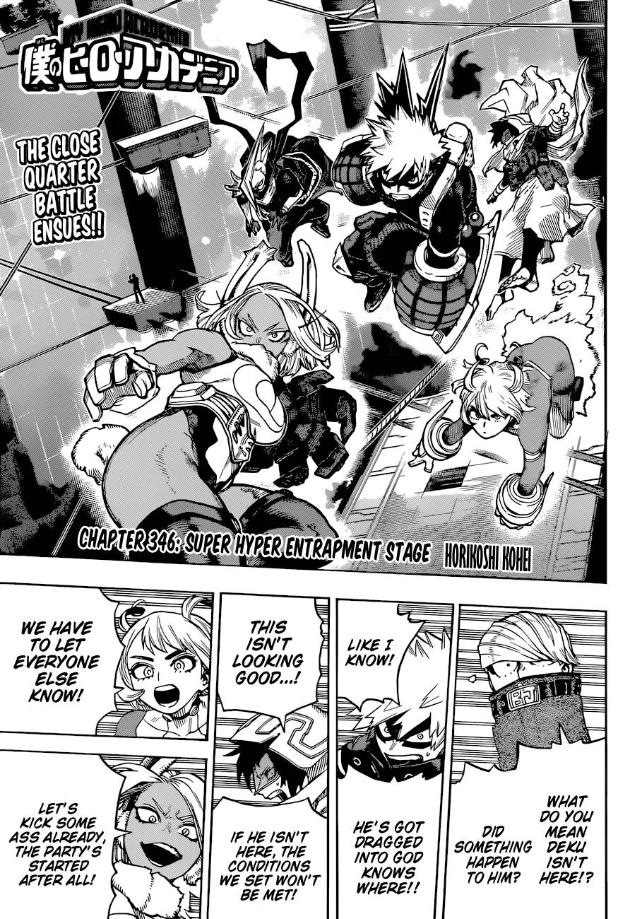 My Hero AcademiaMy Hero Academia, Chapter 346 image 01