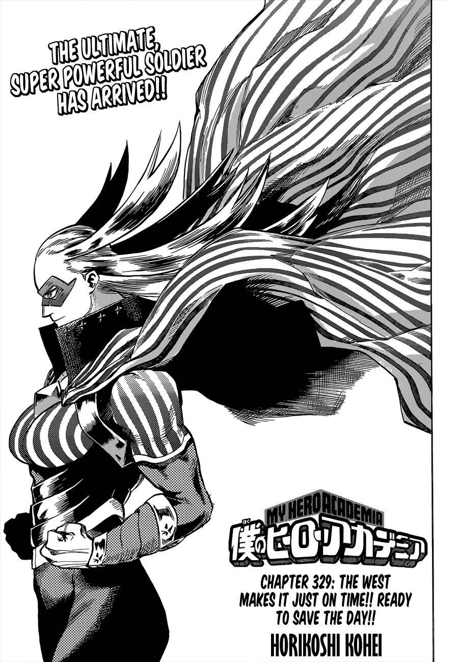 My Hero AcademiaMy Hero Academia, Chapter 329 image 01