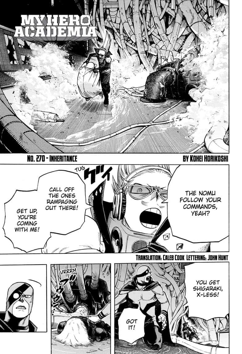 My Hero AcademiaMy Hero Academia, Chapter 270 image 01