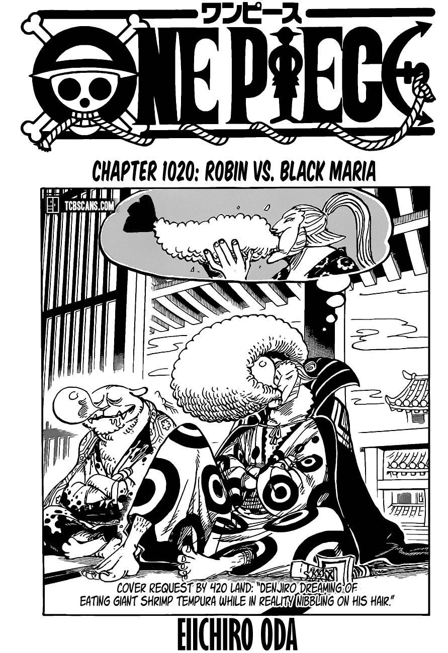 One PieceOne Piece, Chapter 1020 image 01