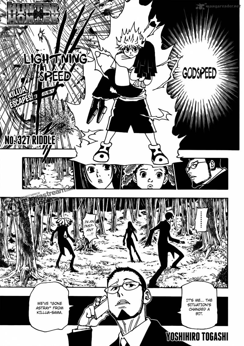 Hunter x Hunter, Chapter 327 image 01