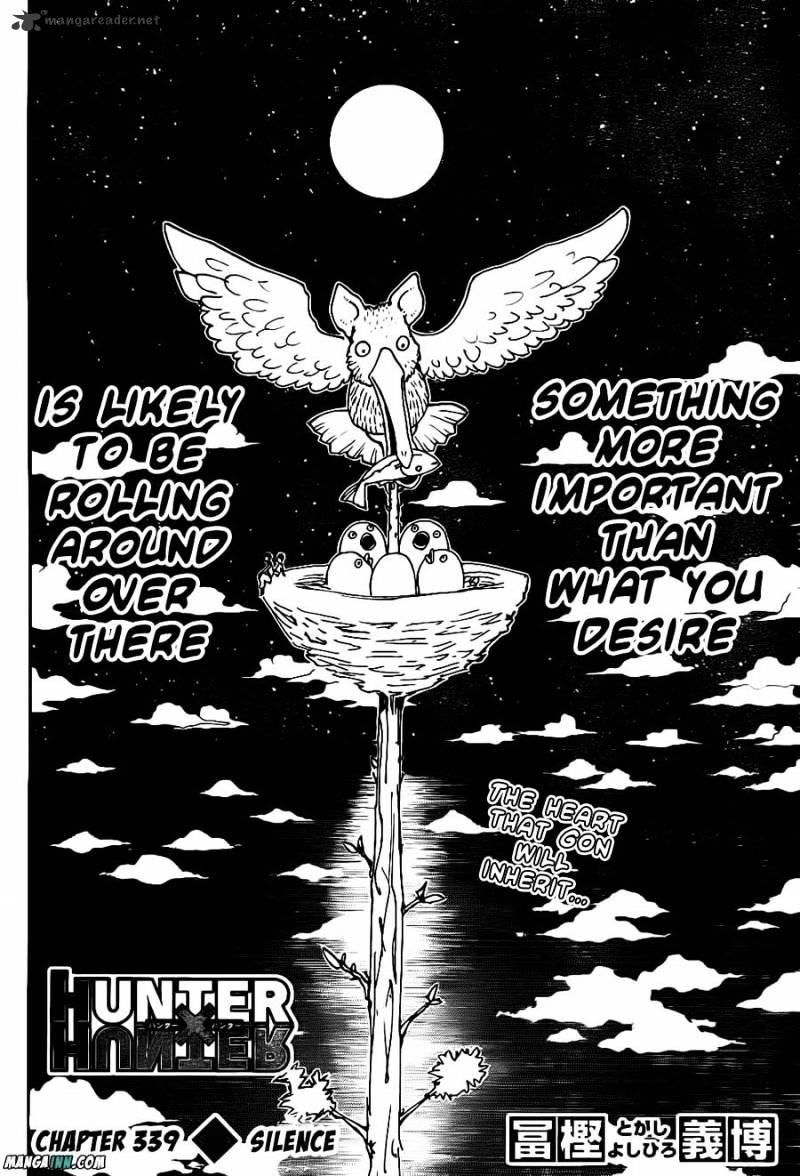 Hunter x Hunter, Chapter 339 image 02