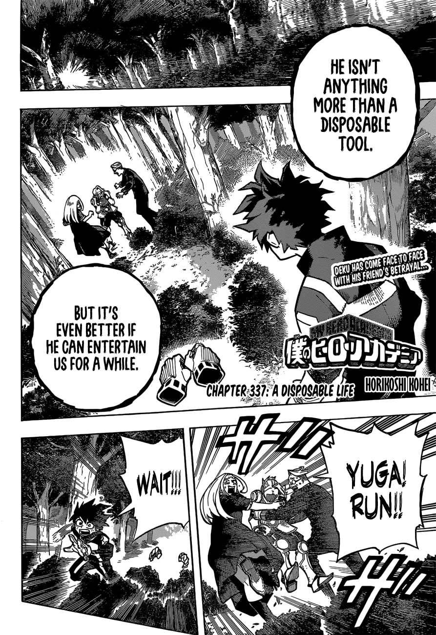 My Hero AcademiaMy Hero Academia, Chapter 337 image 03