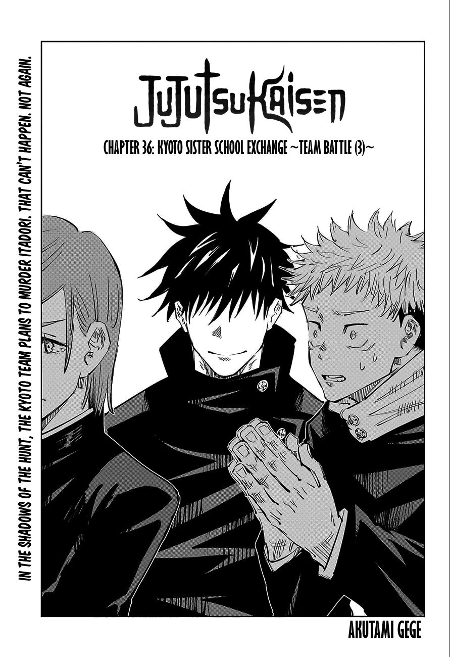 Jujutsu Kaisen, Chapter 36 image 01