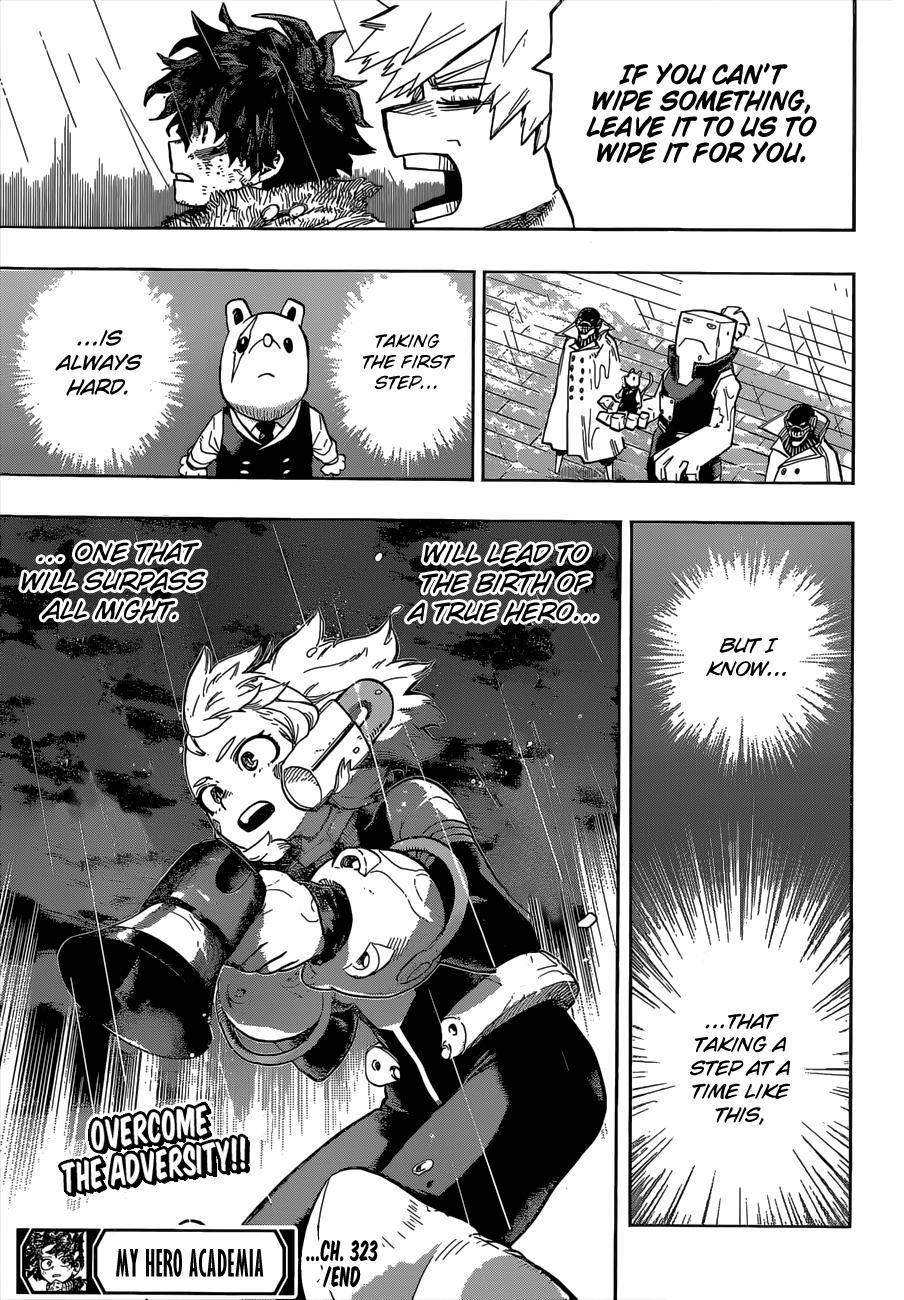 My Hero AcademiaMy Hero Academia, Chapter 323 image 18