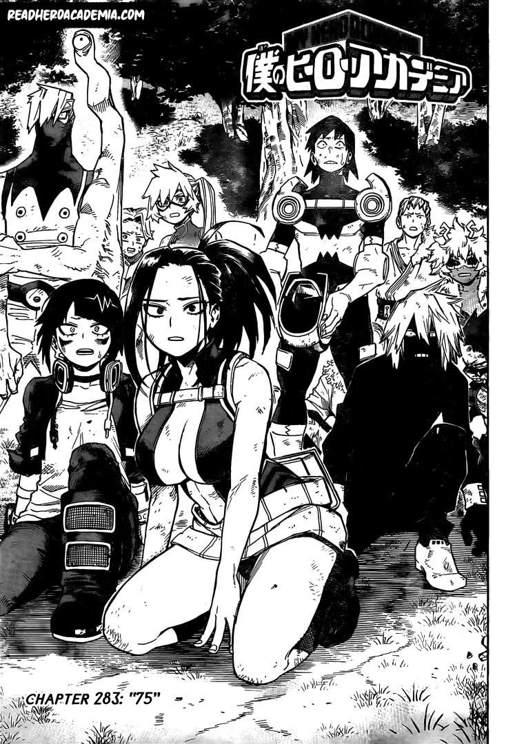 My Hero AcademiaMy Hero Academia, Chapter 283 image 01