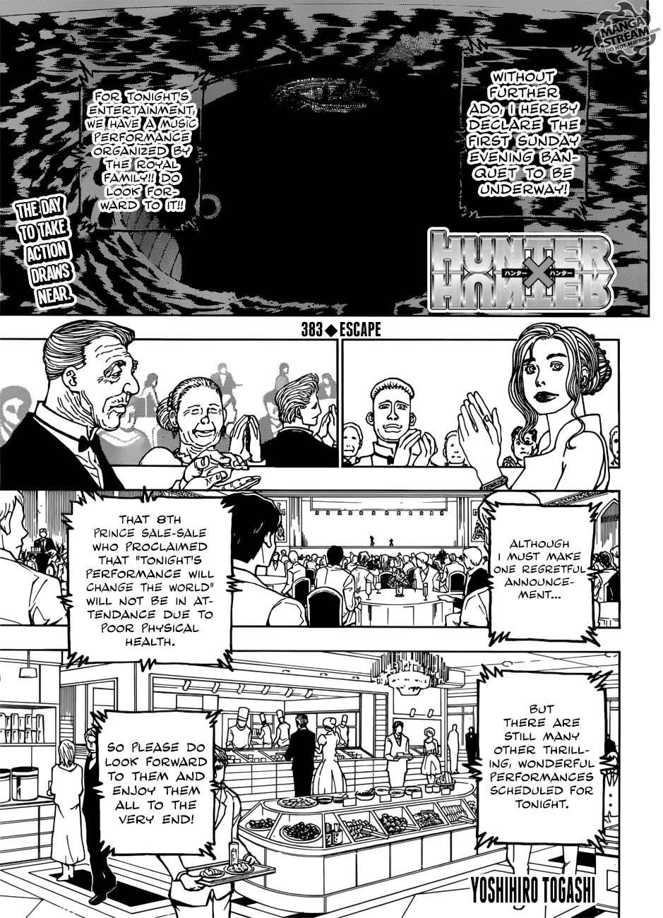 Hunter x Hunter, Chapter 383 image 01