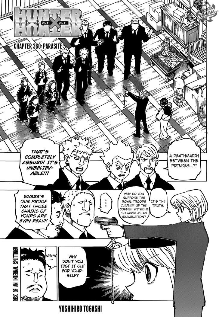 Hunter x Hunter, Chapter 360 image 01