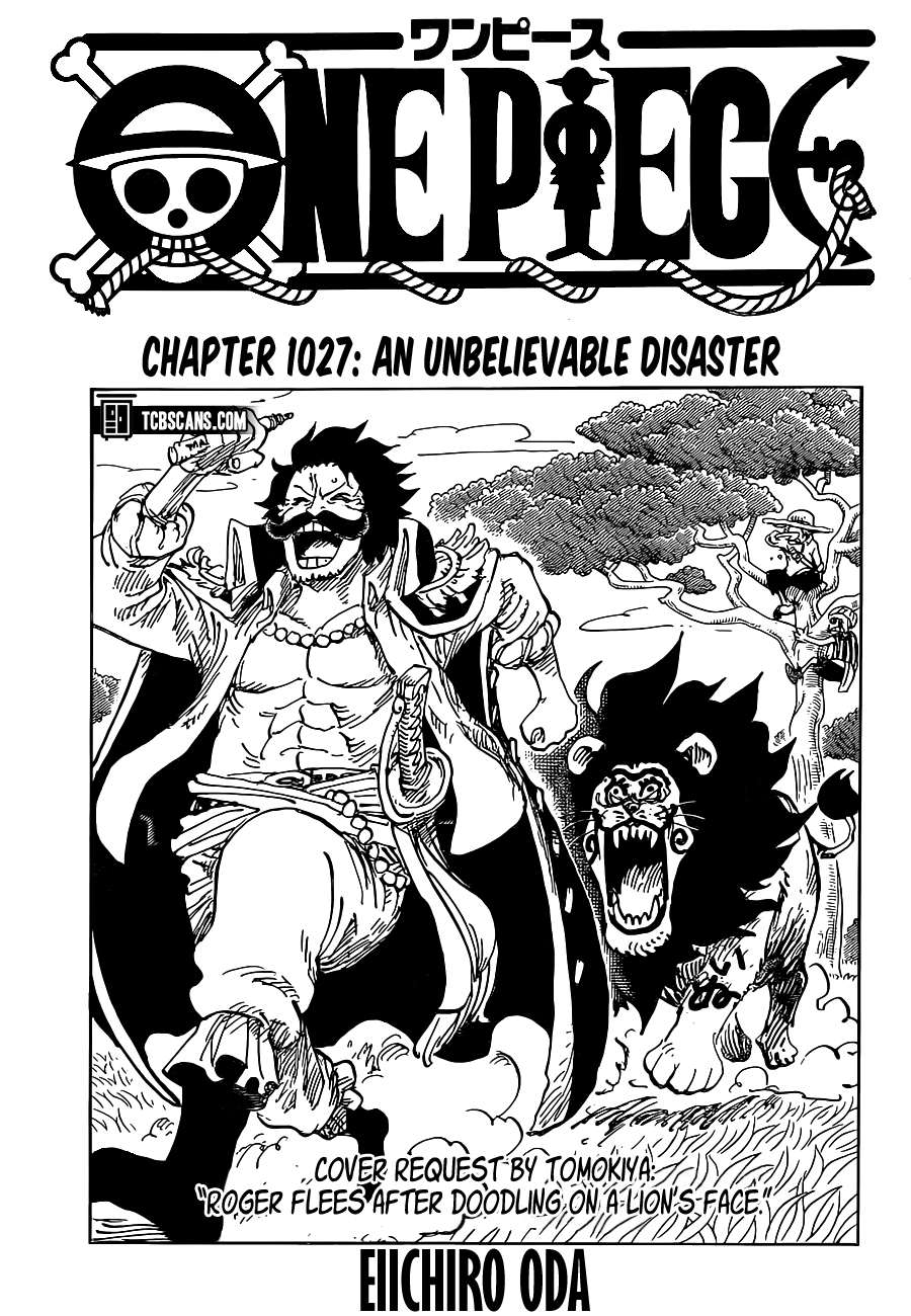 One PieceOne Piece, Chapter 1027 image 01