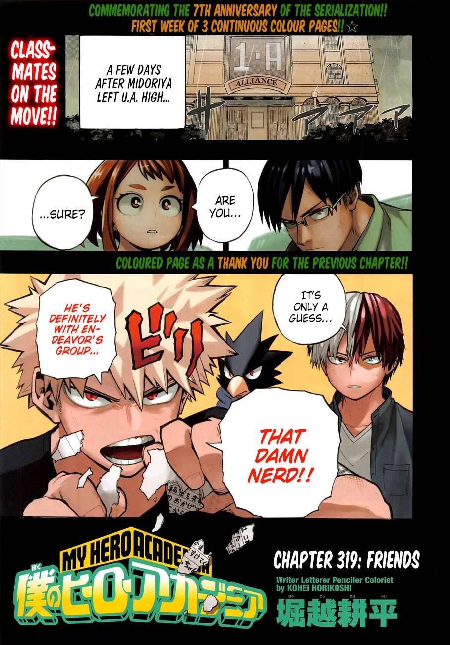 My Hero AcademiaMy Hero Academia, Chapter 319 image 01