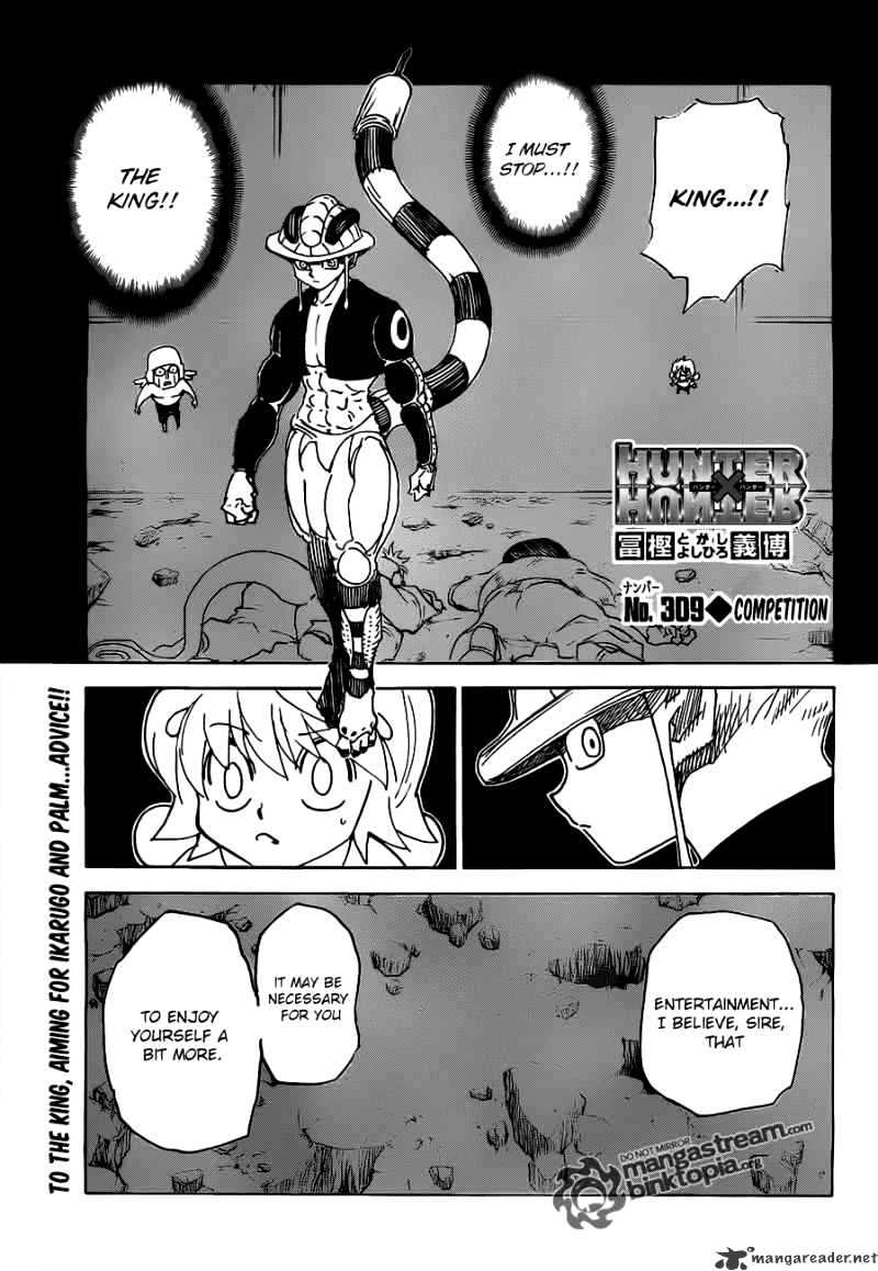 Hunter x Hunter, Chapter 309 image 01