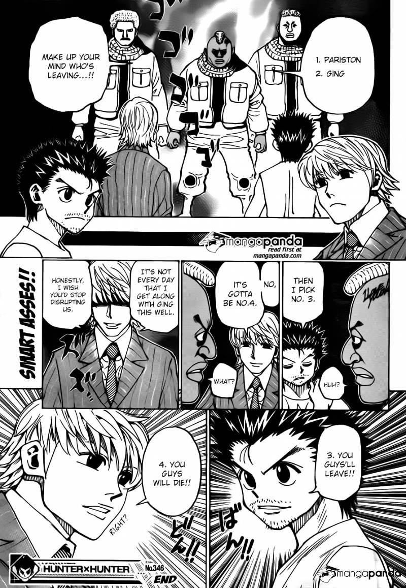 Hunter x Hunter, Chapter 346 image 18