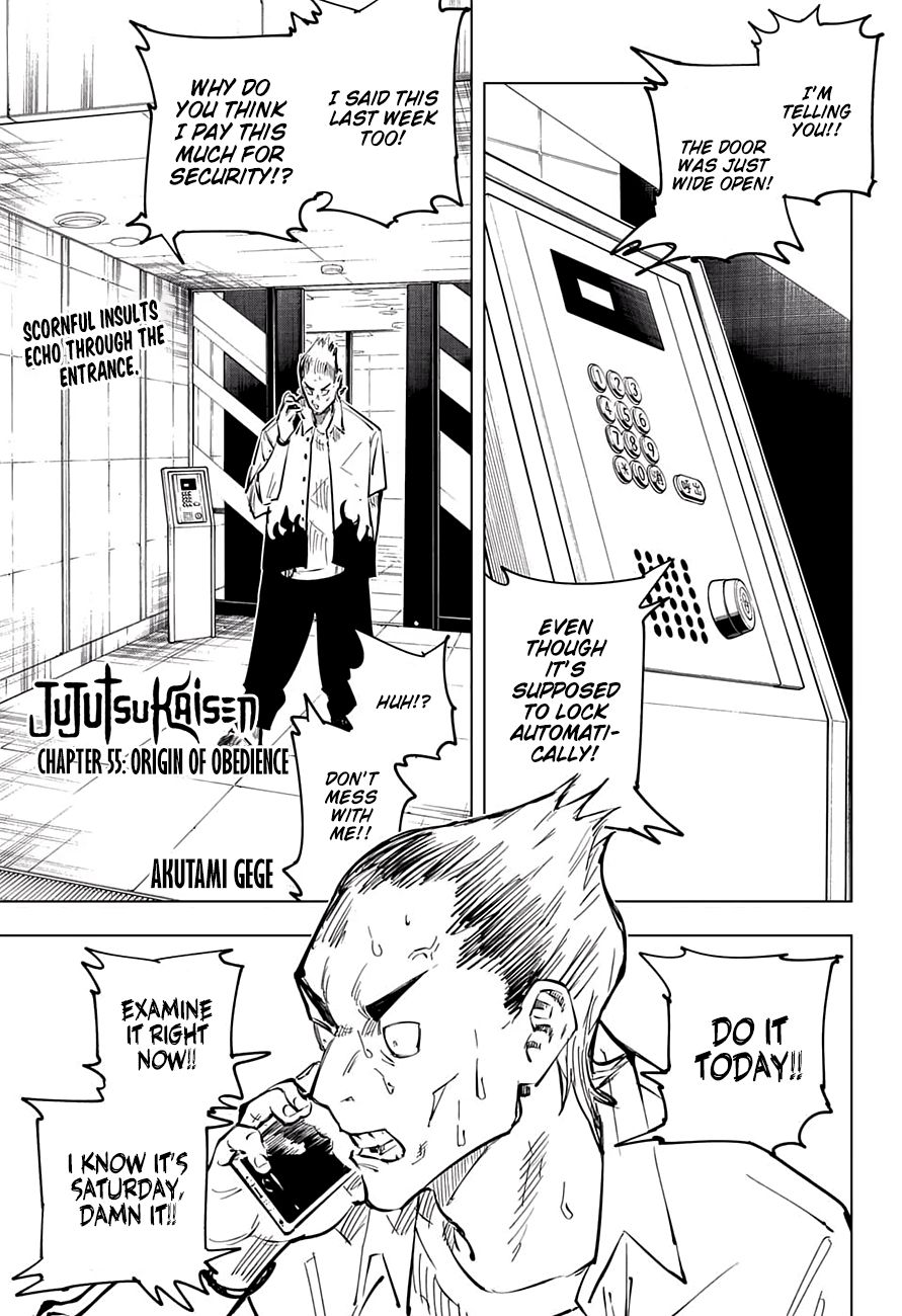 Jujutsu Kaisen, Chapter 55 image 01