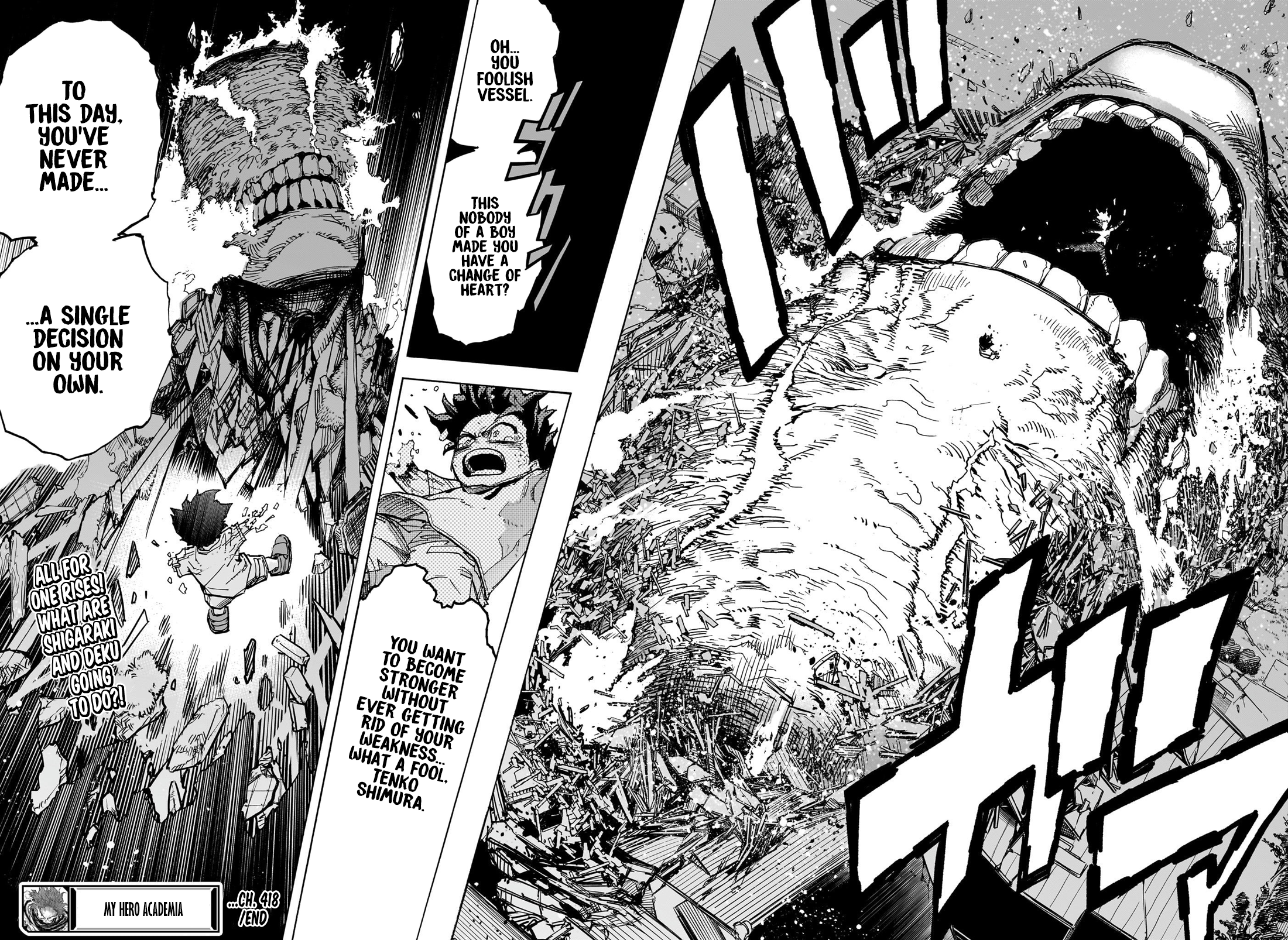 My Hero AcademiaMy Hero Academia, Chapter 418 image 14