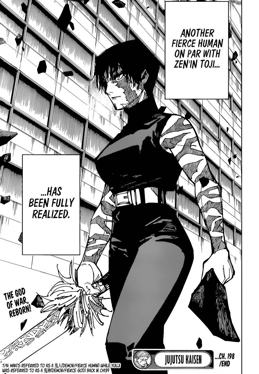 Jujutsu Kaisen, Chapter 198 image 19