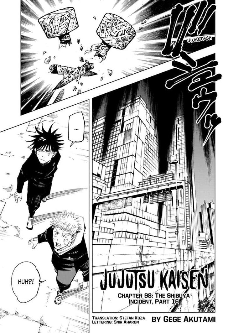 Jujutsu Kaisen, Chapter 98 image 01