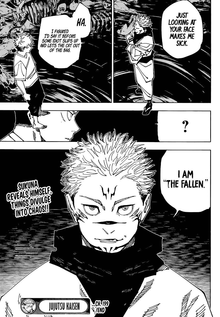 Jujutsu Kaisen, Chapter 199 image 20