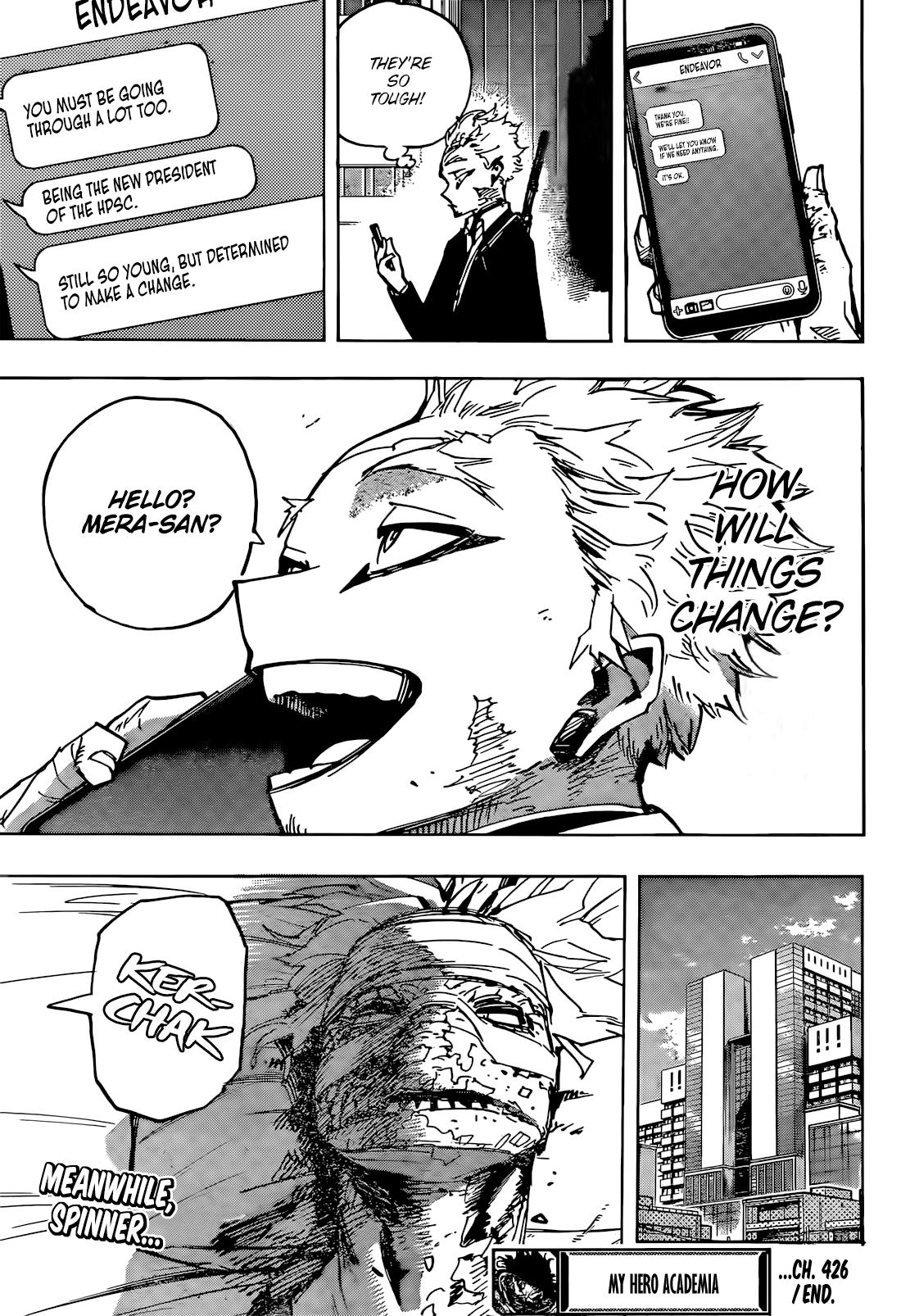 My Hero AcademiaMy Hero Academia, Chapter 426 image 16