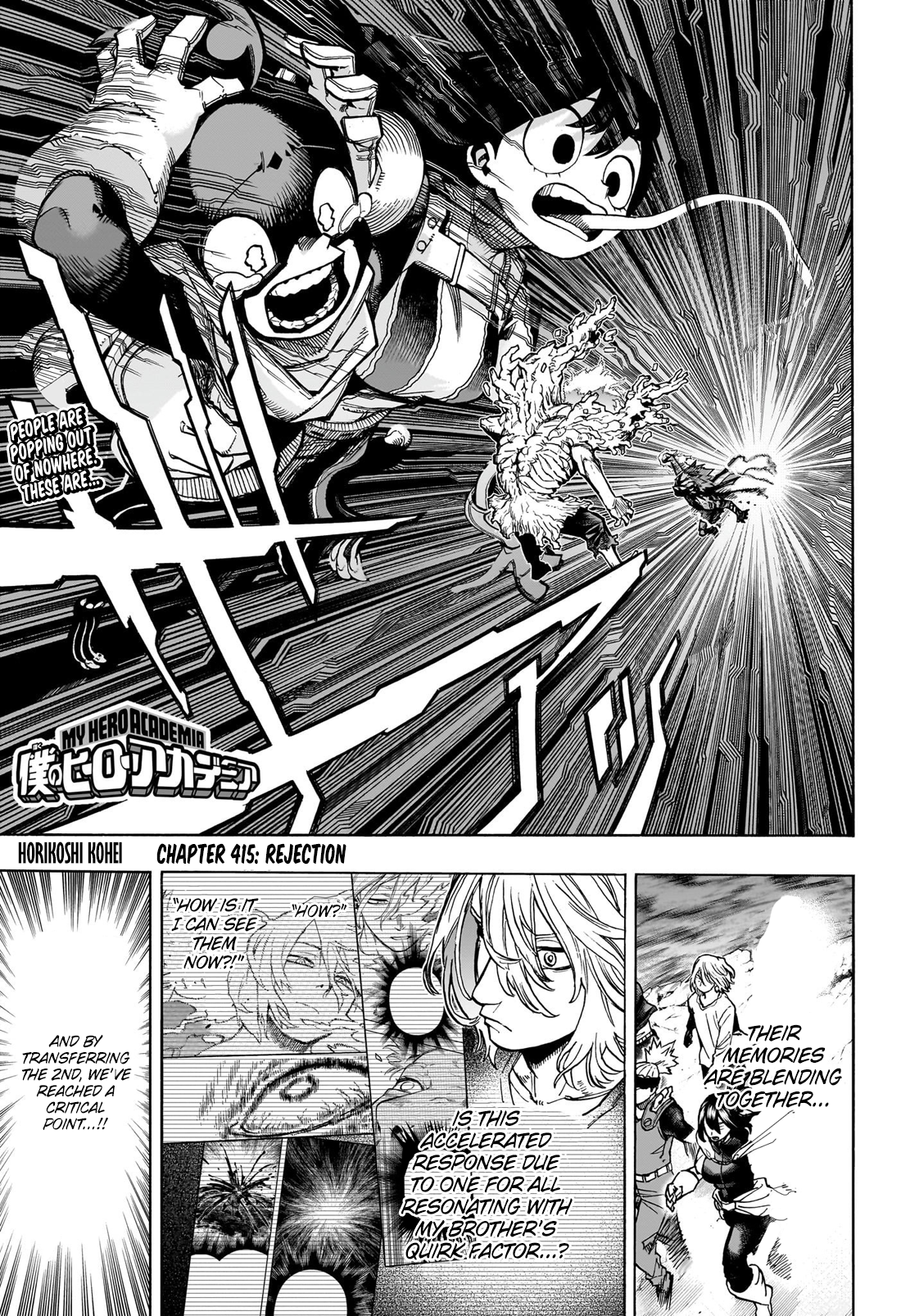 My Hero AcademiaMy Hero Academia, Chapter 415 image 01