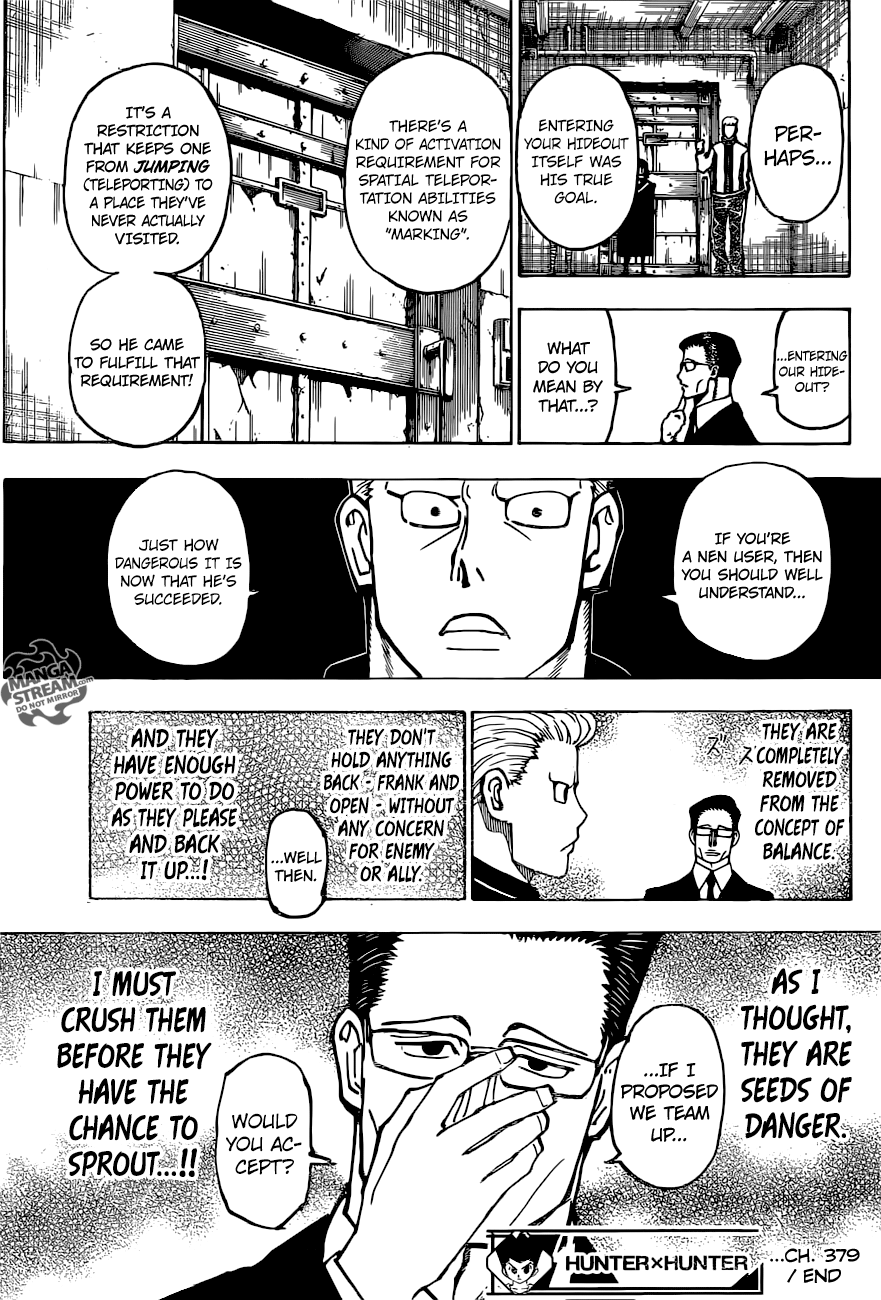 Hunter x Hunter, Chapter 379 image 20