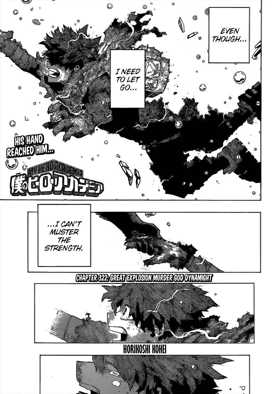 My Hero AcademiaMy Hero Academia, Chapter 322 image 01