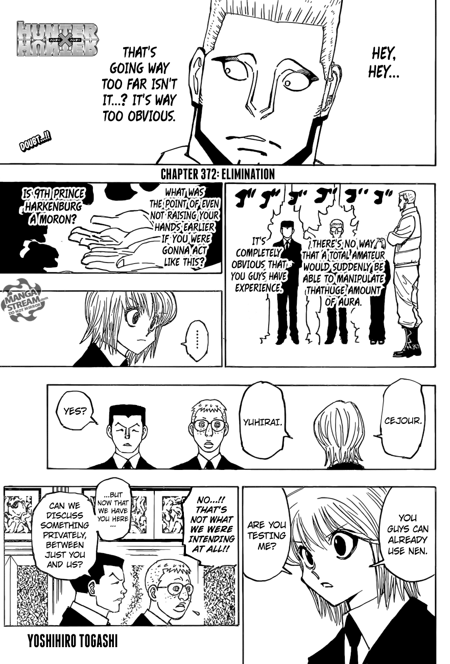 Hunter x Hunter, Chapter 372 image 01