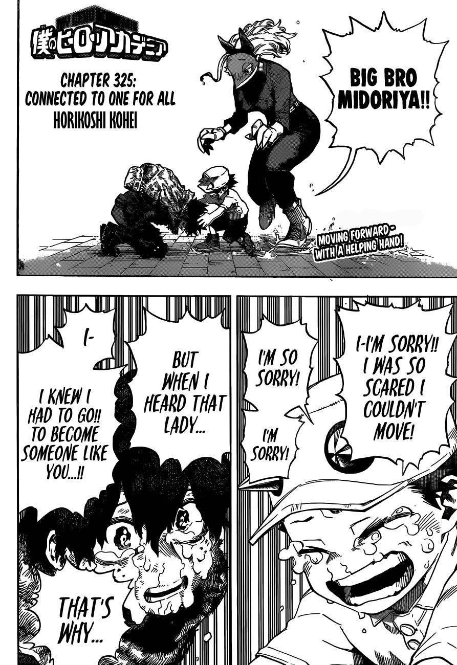 My Hero AcademiaMy Hero Academia, Chapter 325 image 02