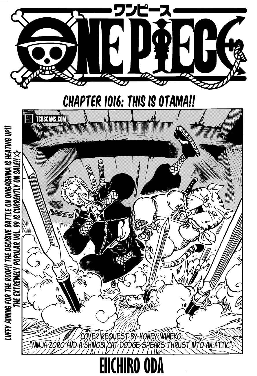 One PieceOne Piece, Chapter 1016 image 01