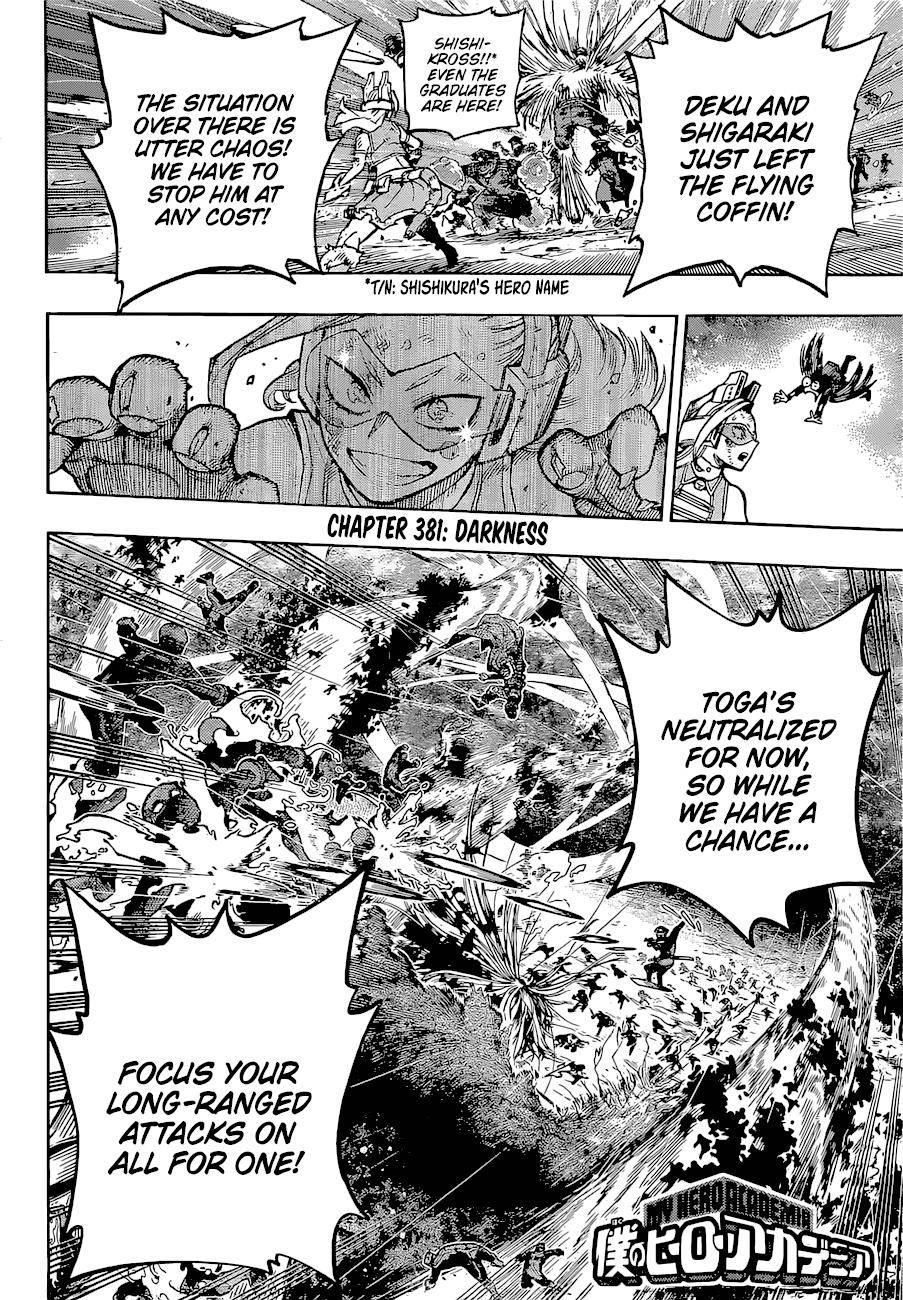 My Hero AcademiaMy Hero Academia, Chapter 381 image 03