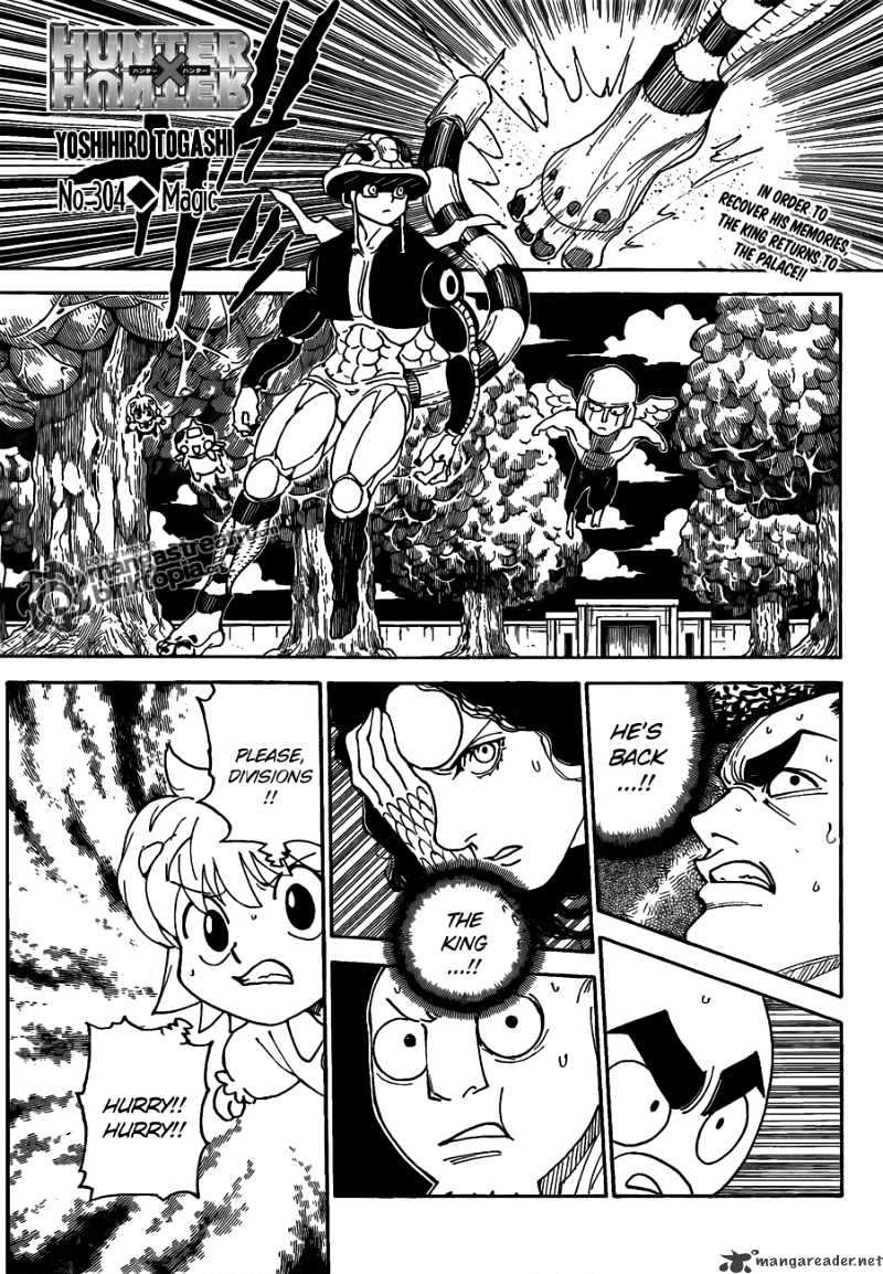 Hunter x Hunter, Chapter 304 image 01