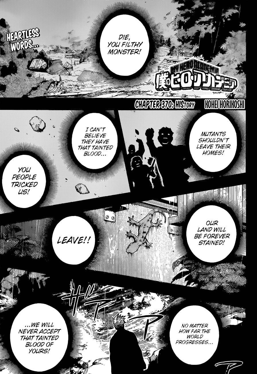 My Hero AcademiaMy Hero Academia, Chapter 370 image 01