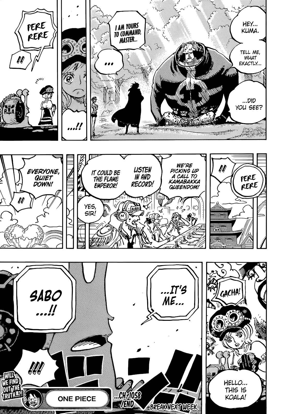 One PieceOne Piece, Chapter 1058 image 17