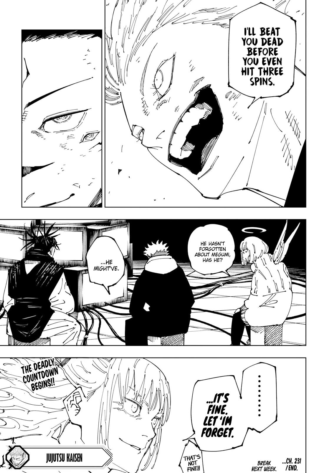 Jujutsu Kaisen, Chapter 231 image 19