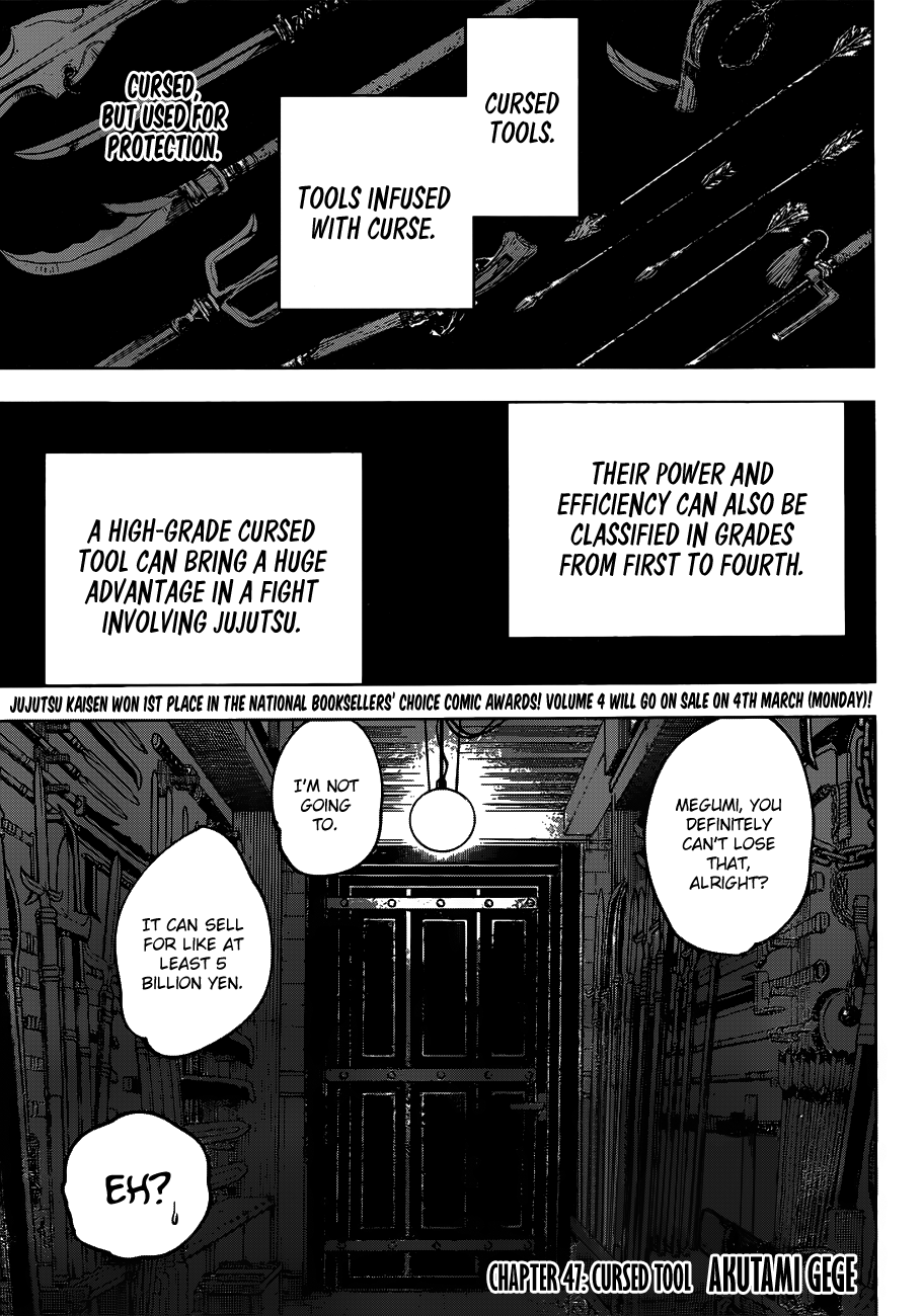 Jujutsu Kaisen, Chapter 47 image 01