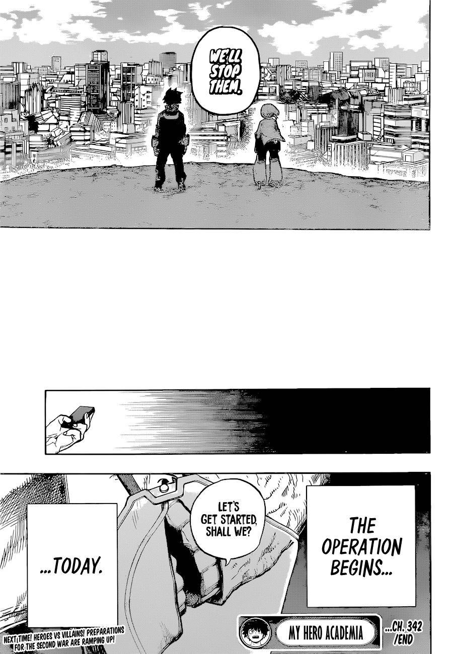 My Hero AcademiaMy Hero Academia, Chapter 342 image 18