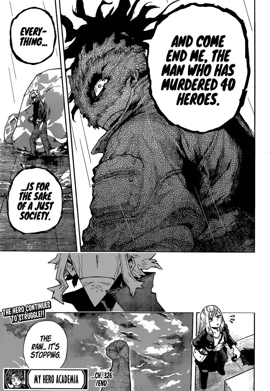 My Hero AcademiaMy Hero Academia, Chapter 326 image 16