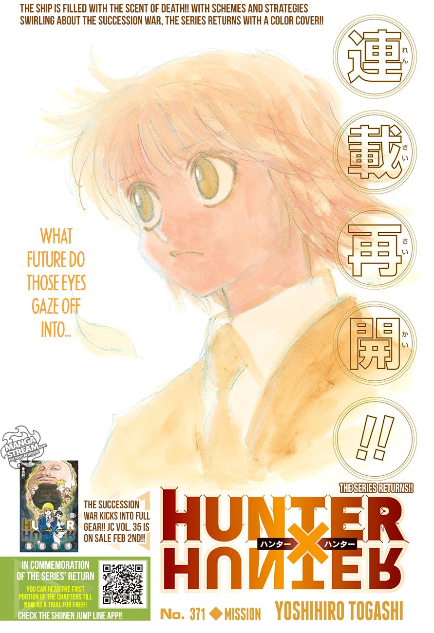 Hunter x Hunter, Chapter 371 image 01