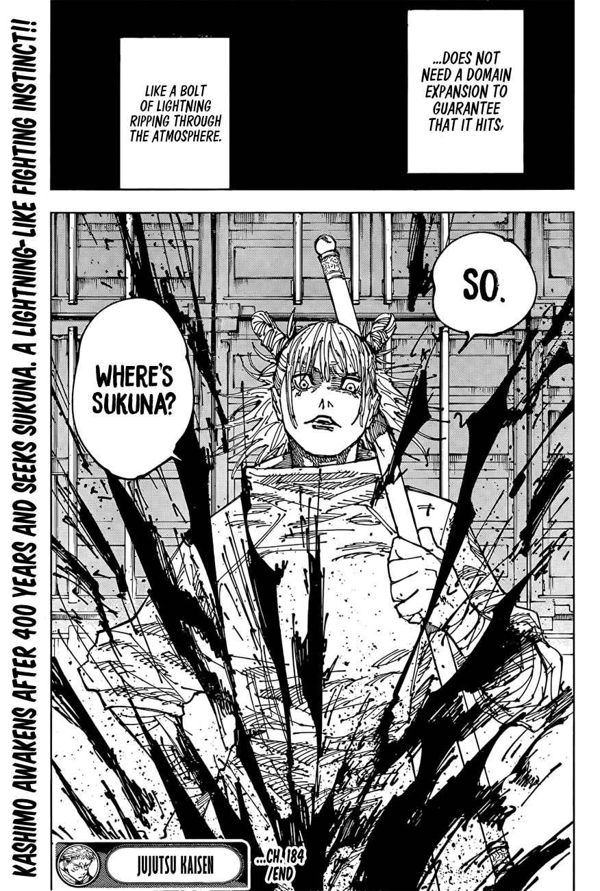 Jujutsu Kaisen, Chapter 184 image 20