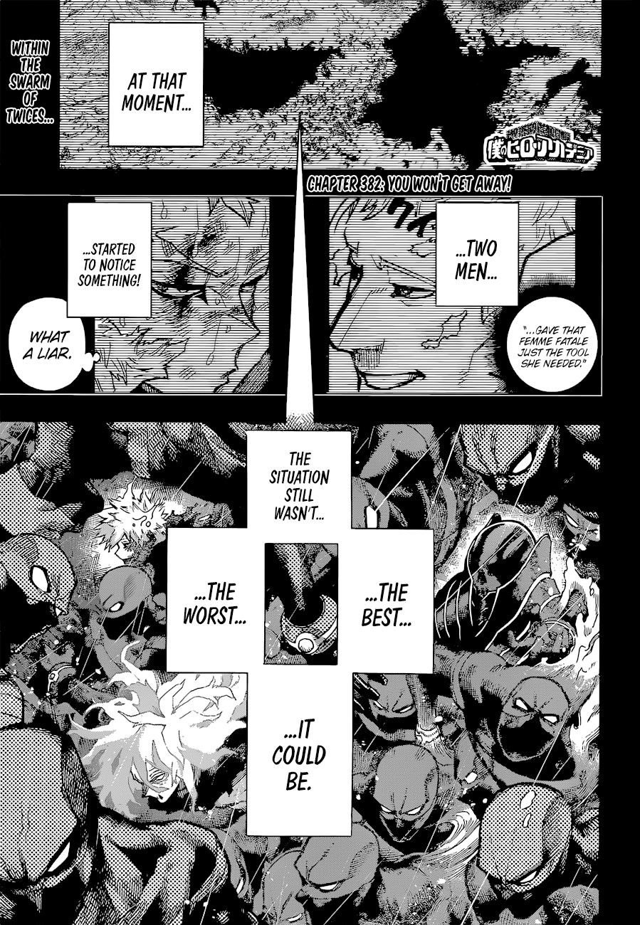 My Hero AcademiaMy Hero Academia, Chapter 382 image 01