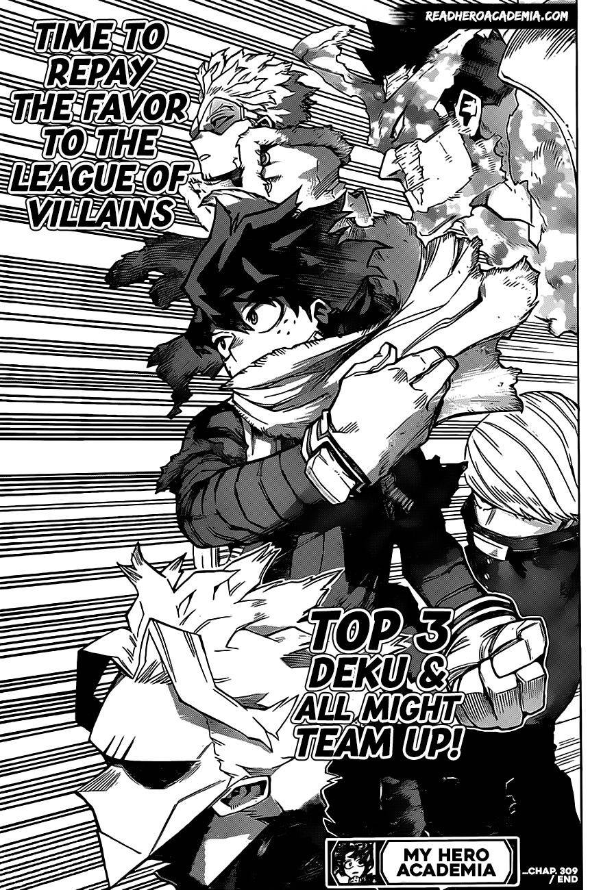 My Hero AcademiaMy Hero Academia, Chapter 309 image 18