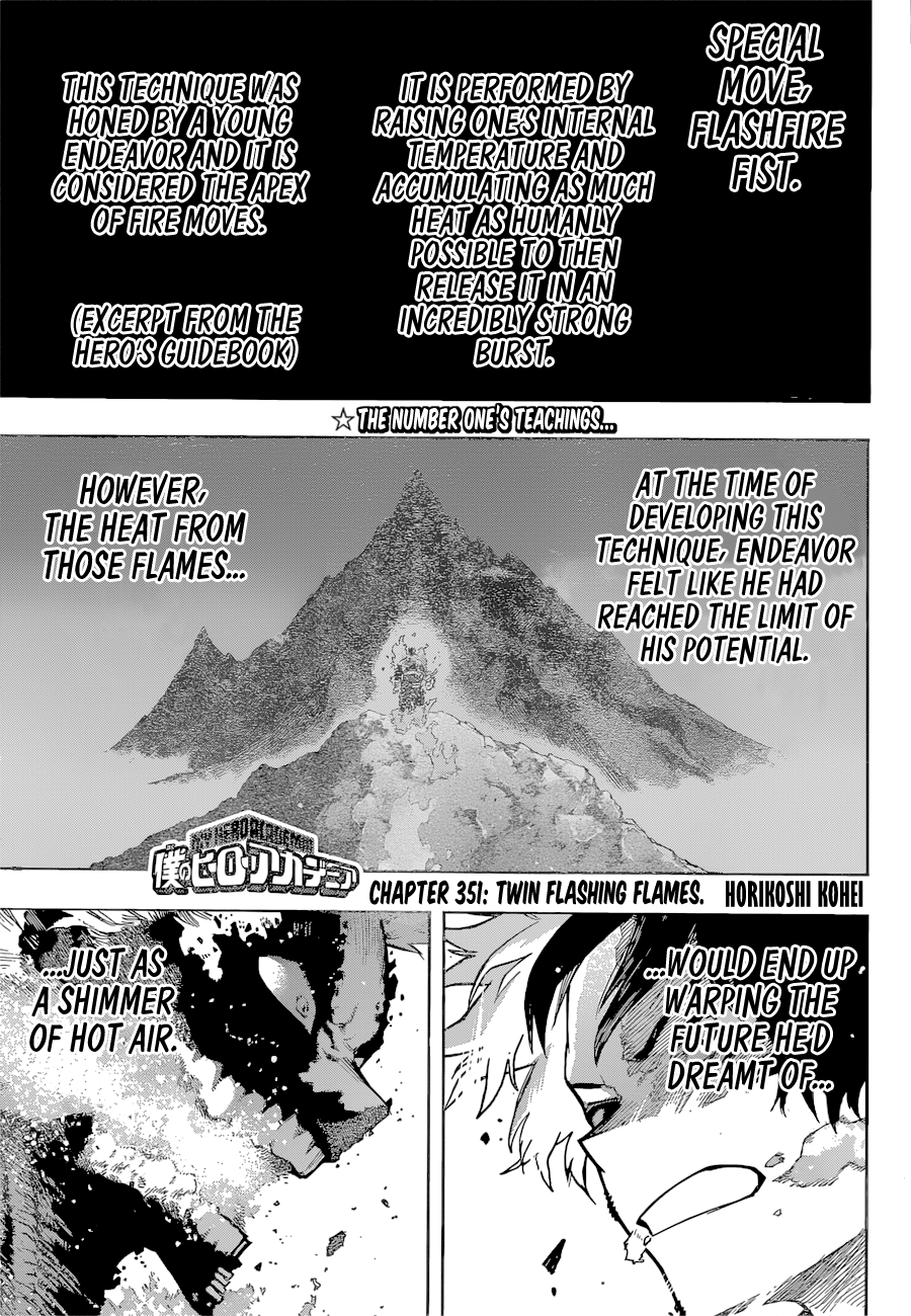 My Hero AcademiaMy Hero Academia, Chapter 351 image 01