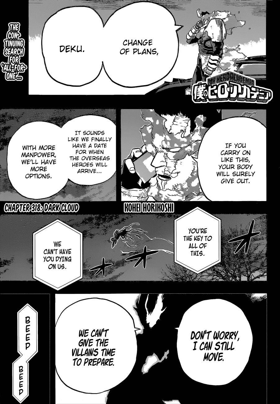 My Hero AcademiaMy Hero Academia, Chapter 318 image 01