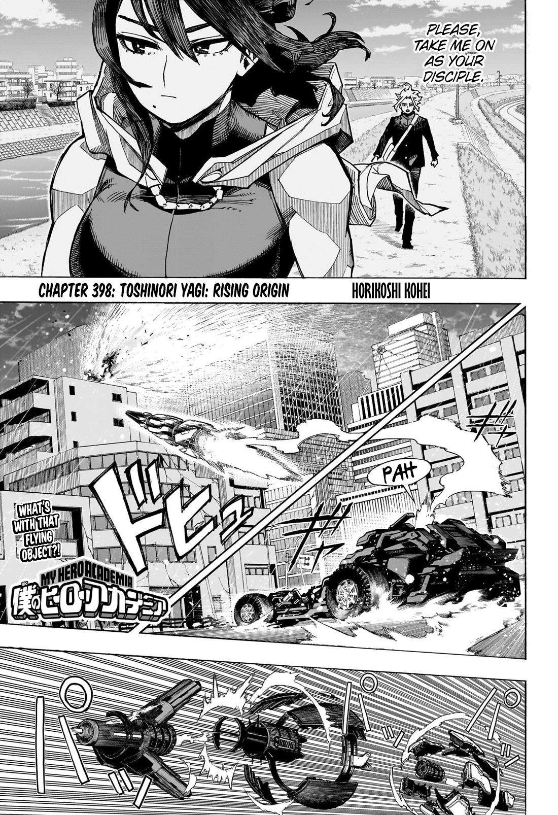 My Hero AcademiaMy Hero Academia, Chapter 398 image 01