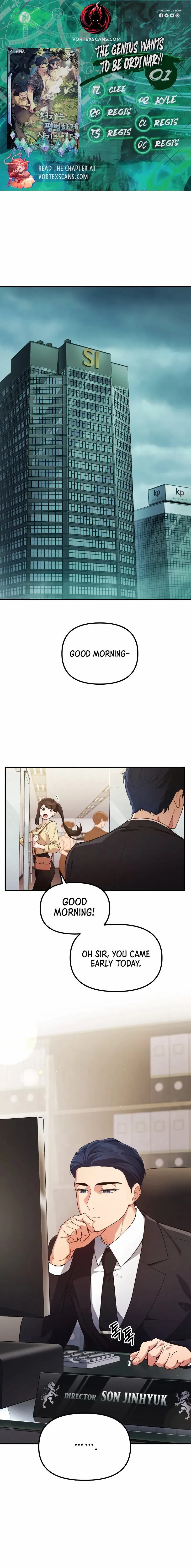 The Genius Wants to be Ordinary!, Chapter 1 image 01