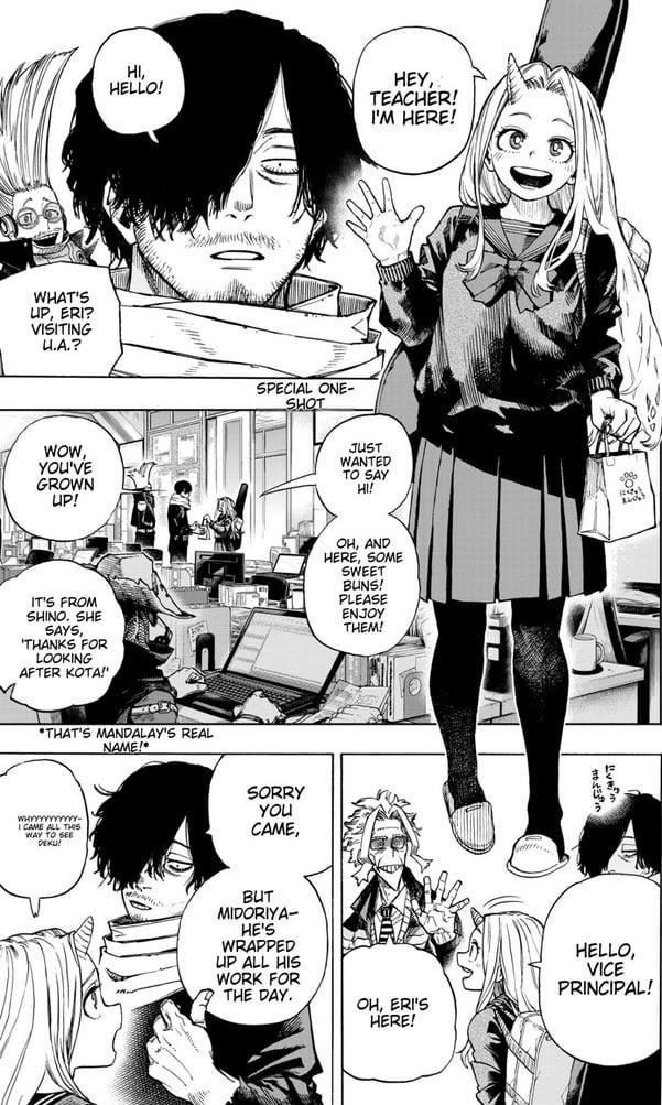 My Hero Academia, Afterword image 2