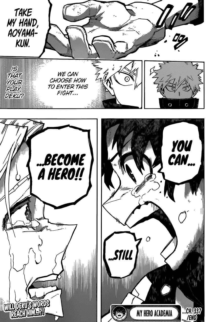 My Hero AcademiaMy Hero Academia, Chapter 337 image 18