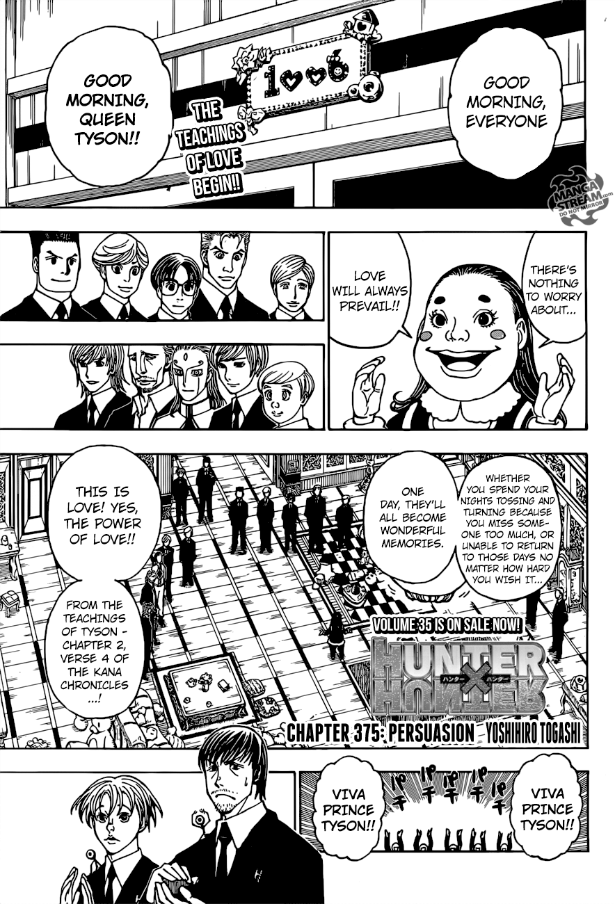 Hunter x Hunter, Chapter 375 image 01