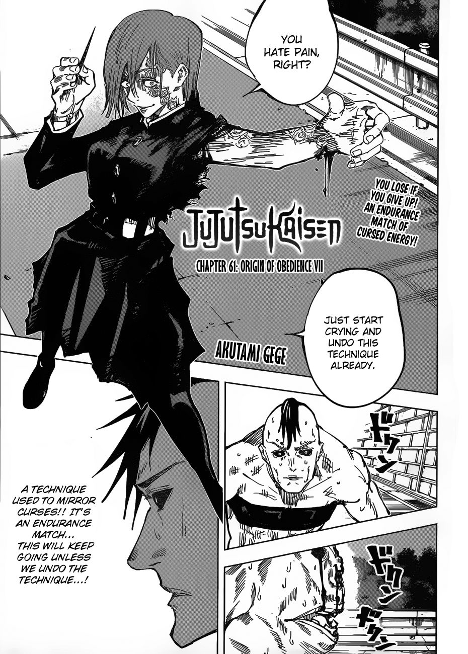 Jujutsu Kaisen, Chapter 61 image 01